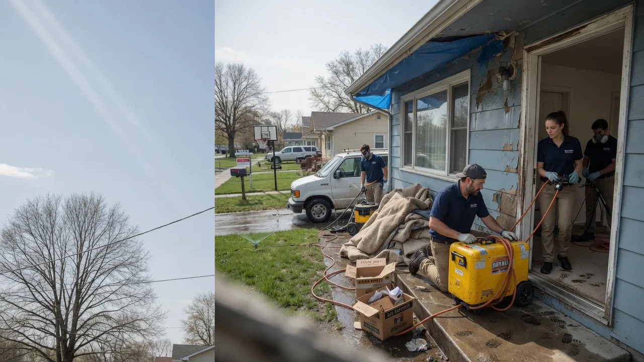 Basement Flood Cleanup in Gas City, IN near me